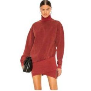 Young Fabulous and Broke Asymmetrical Turtleneck Sweatshirt Dress
